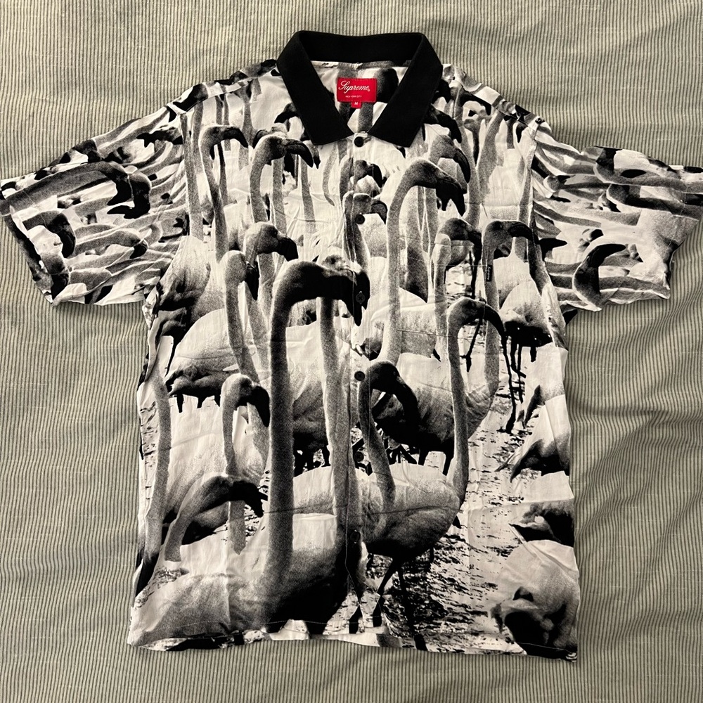 Supreme Flamingo Button Up Shirt